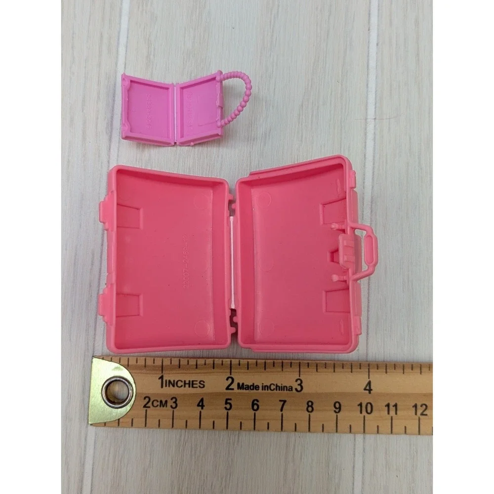 Barbie Doll Accessories Travel Lot Pink suitcase purses Brush Sunglasses shoes + - Picture 5 of 7